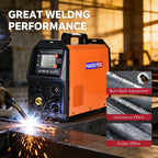 300A DiPulse MIG Welder | 5-in-1 Aluminum Welder with Pulse MIG, Gas/Flux Core, Lift TIG, Stick | Dual Voltage 110V/220V, LCD Display