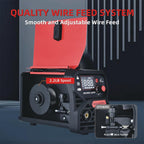 160A 3-in-1 Beginner MIG Welder | Gasless Flux Core, Lift TIG, Stick | 110V Portable Welder with Synergic Control & LED Display