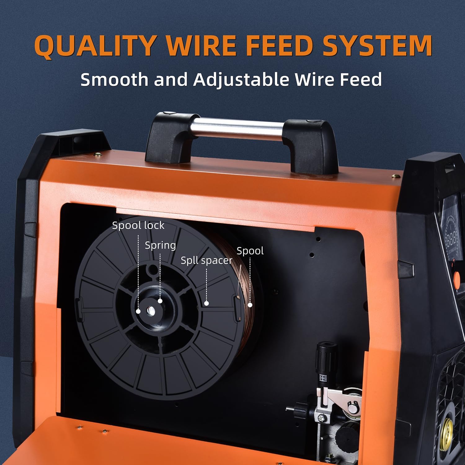 200A 4-in-1 MIG Welder | Synergic Gas/Gasless MIG, Stick, Lift TIG | IGBT Inverter, Dual Voltage 110V/220V, LCD Display