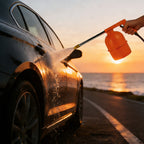 5 Pc Air Tool Kit Tire Inflator Spray Gun Air Duster Wash Gun Recoil Hose